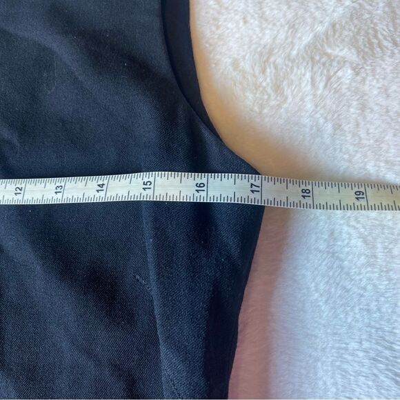 Lauren Ralph Lauren Black Sleeveless Wool Blend Dress Size 6 - Picture 9 of 11